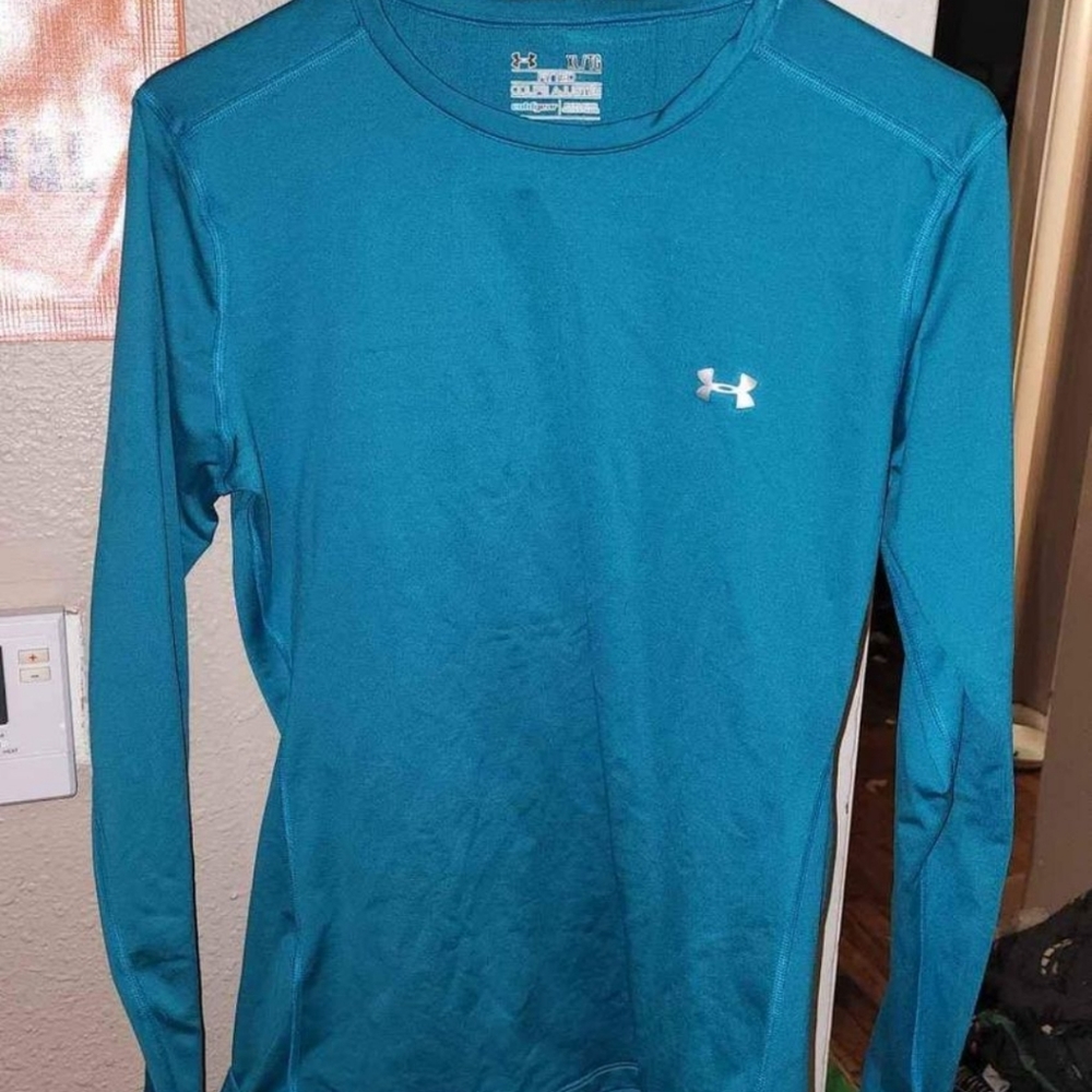Bright blue Under Armour long sleeve